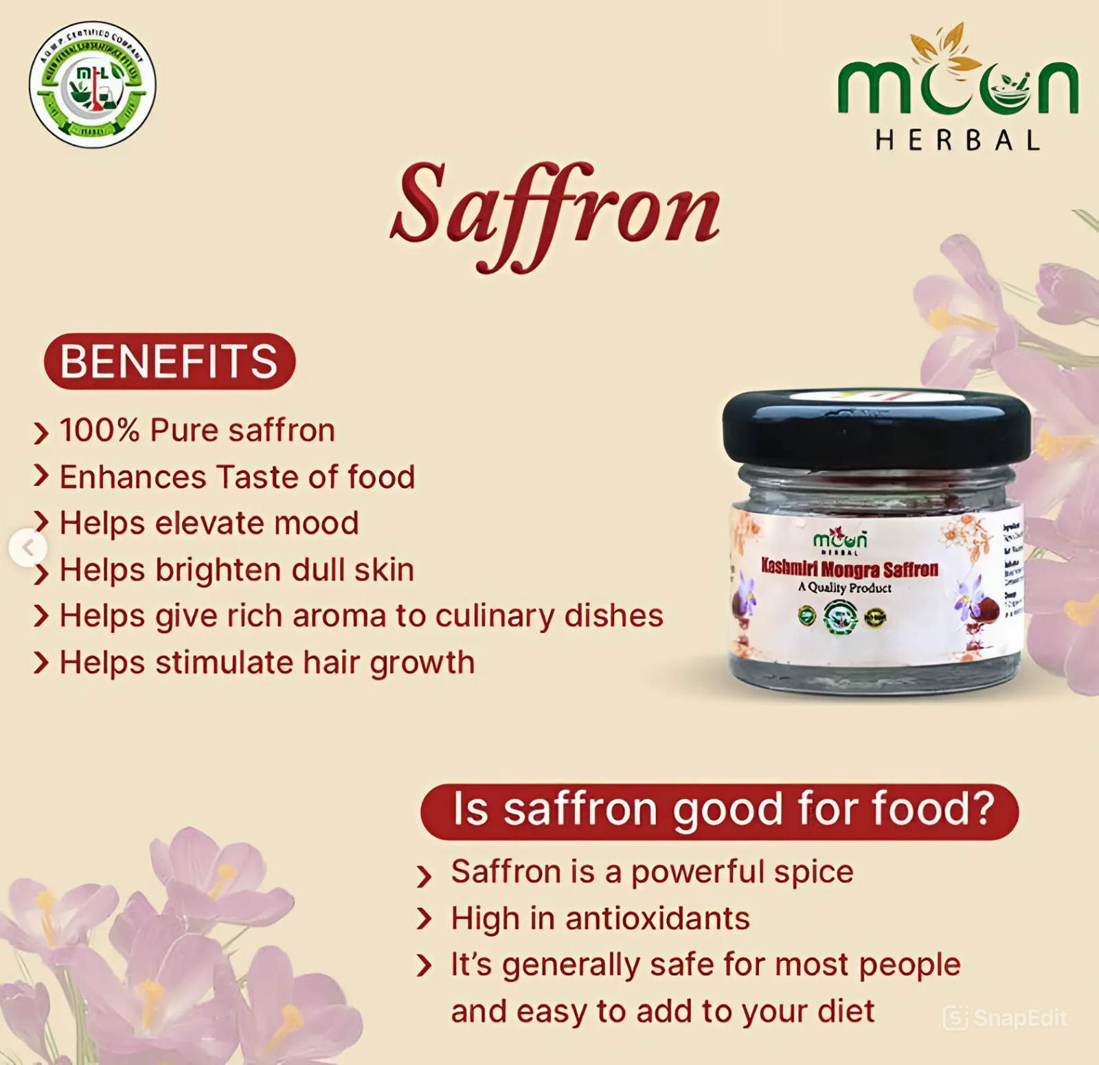 Moon Herbal Kesar
